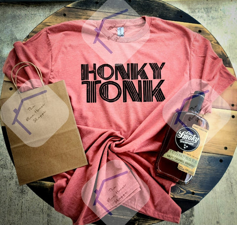 Honky Tonk Blue House Tee - Order Here to Reserve Your Desired Color & Size Selection