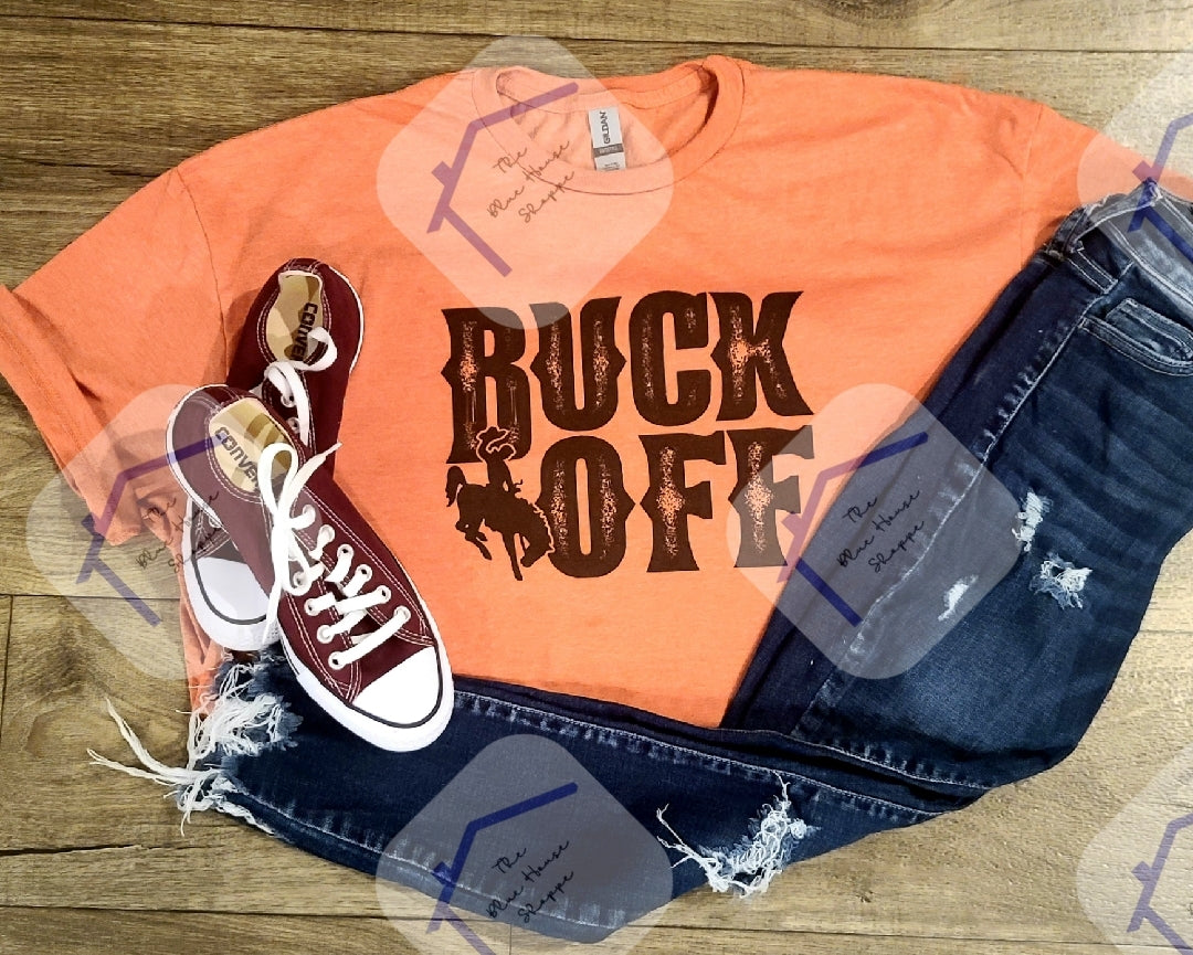 Buck Off Blue House Tee - Order Here to Reserve Your Desired Color & Size Selection