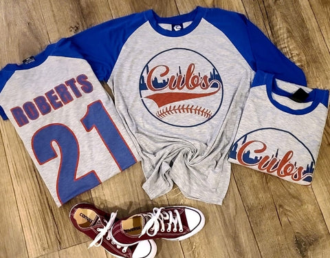 Support Your Local Cubs Player - Roberts 21 - Order Here to Reserve Your Size